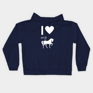 I love my horse Kids Hoodie